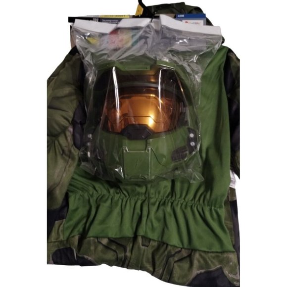 Halo Master Chief Boys 2 Piece Costume Large 10 to 12 Halloween Cosplay XBOX New - Picture 7 of 7